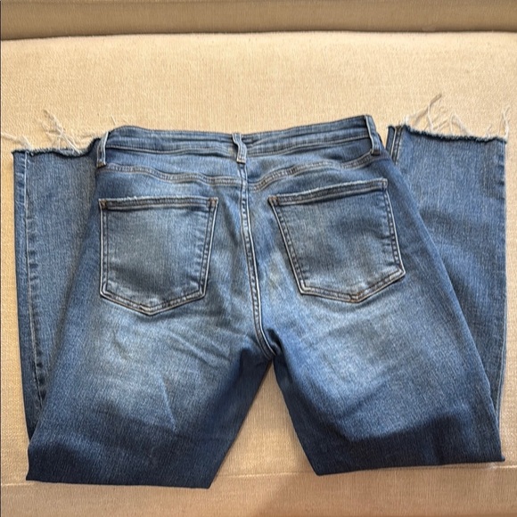 Kut from the Kloth Rachel Fab Ab Mom Jean distressed slim straight denim - Picture 7 of 8